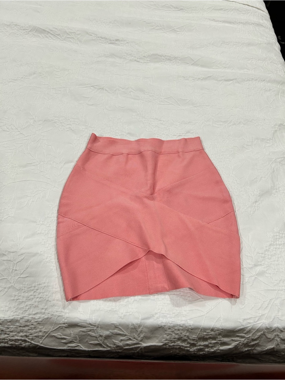 Pink Women’s Wrap Hem Mini Skirt